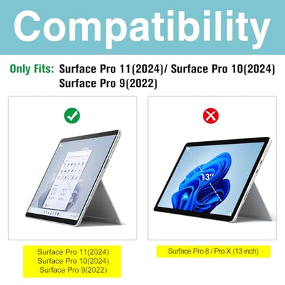 ProCase Privacy Screen Protector for 13" Surface Pro 11/10/9 - size: 13" PRO 11/10/9