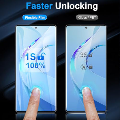 LYWHL 3 Pack for Samsung Galaxy S26 Ultra Screen Protector [Like Original Fingerprint Unlock], Real Invisible Self-Healing Protective Film [Not Glass], HD Clear, Case Friendly, Scratch-Resistant - size: 6.9 inch - Samsung Galaxy S26 Ultra