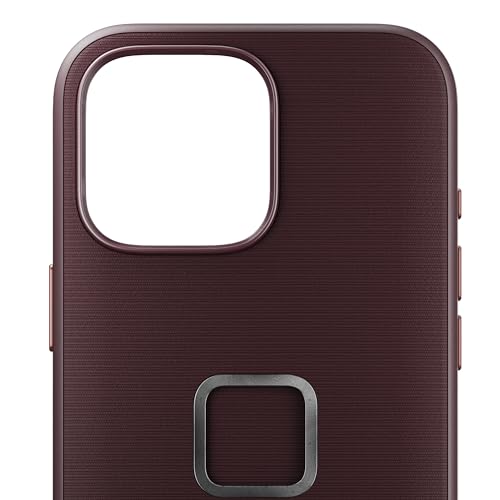 Peak Design Mobile Everyday Phone Case for iPhone 16 Pro Max, Eclipse, Slim Profile, Drop Protection, Weatherproof Fabric Shell, SlimLink Connects to Mobile Mounts & Gear - color: Eclipse