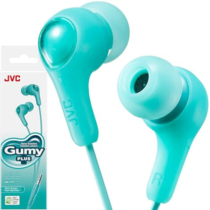 JVC Gumy HAFX7GN in Ear Earbud Headphones, Green - color: Green, size: No Mic