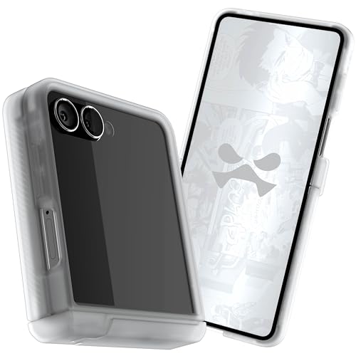 Ghostek Covert Clear Galaxy Z Flip7 Case with Built-in Kickstand, MagSafe and Full Hinge Protection Designed for 2025 Samsung Galaxy Flip 7 (6.9") (Clear Matte) - color: Clear Matte, size: Galaxy Z Flip 7