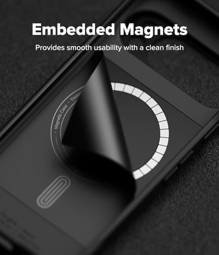 Ringke Onyx Designed for Google Pixel 10 Pro Case [Compatible with MagSafe and Pixelsnap] Oil & Dirt Resistant Enhanced Grip Non-Slip Texture Lightweight Cover - Magnetic Black - color: Magnetic Black, size: Pixel 10 Pro