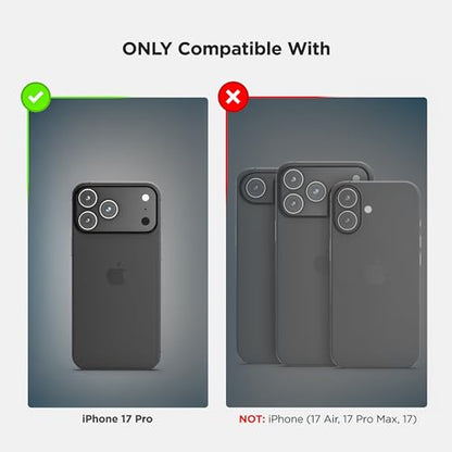 Encased Waterproof Case for iPhone 17 Pro with Belt Clip - IP-68 Full-Body Protection with Camera Control Button and Port Covers [Military Grade] (Compatible with MagSafe) - size: iPhone 17 Pro