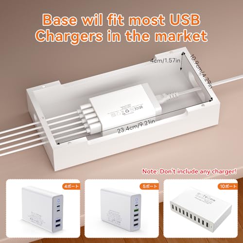 Bamboo Charging Stand for Multiple Devices Phone Watch Stand- White - color: White (No USB Charger)