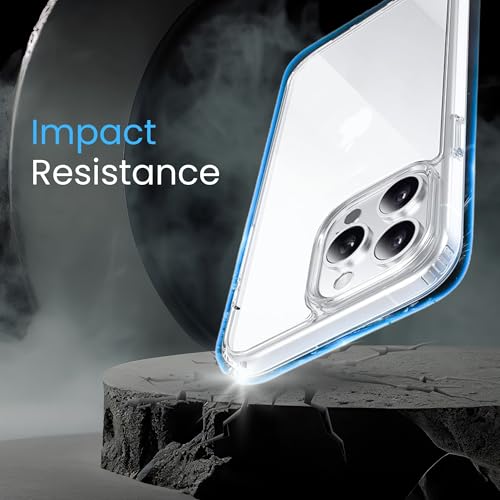 for Apple iPhone 13 Pro Max Case 6.7", Anti Yellowing Silicone 13 Pro Max Phone Case, Transparent Crystal Clear Phone Cases with Shockproof Drop Protection, Compatible with Magsafe Wireless Charging - color: Transparent