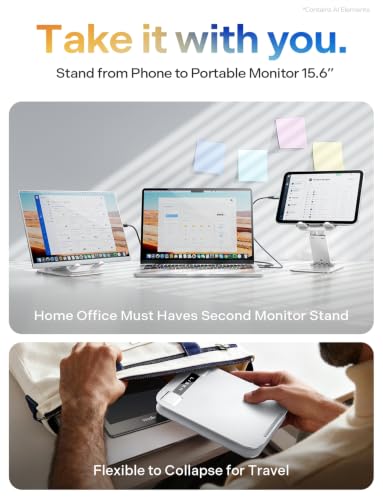 LISEN for iPad Stand Adjustable Tablet Holder Desk, iPad Accessories White - color: White