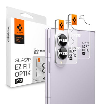 Spigen Camera Lens Protector for Galaxy Z Fold 8 - Black [2 Pack] - size: Galaxy Z Fold 8