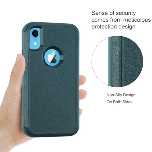 Co-Goldguard Case for iPhone Xr [Shockproof] [Dropproof] [Dust-Proof] for iPhone XR Phone Case Heavy Duty Protection Cover for iPhone XR Green - color: Green