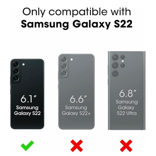 Battery Case for Galaxy S22, Upgraded 10000mAh Battery Pack Rechargeable Charger Case with Wireless Charging Compatible for Galaxy S22 (6.1 inch) External Charging Case (Black) - size: Galaxy S22