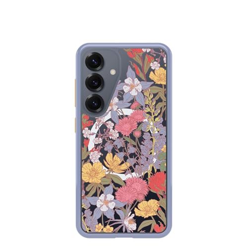 OtterBox Samsung Galaxy S25 Symmetry Series Clear Magnet Case - Wildflower - color: Wildflower, style: Samsung Galaxy S25