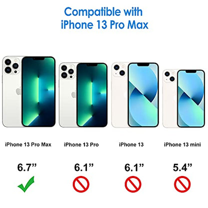JETech Case for iPhone 13 Pro Max, Anti-Yellowing, Clear | Shockproof Protection, Scratch Resistant Hard PC Back, Durable Transparent TPU Bumper - color: Clear