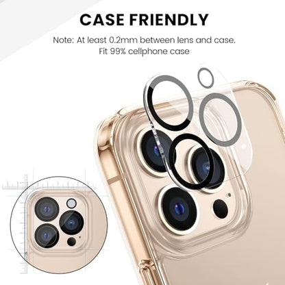 Tensea 3Pcs for iPhone 16 Pro / 16 Pro Max Camera Lens Protector - size: for iPhone 16 Pro/16 Pro Max