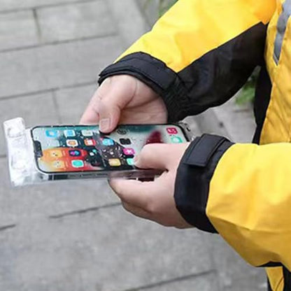 10PCS Motorcycle Phone Waterproof Bag - Clear Handlebar Cell Phone Case | Waterproof Phone Holder for Bikes | Touchscreen Phone Pouch