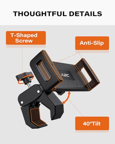 A2C Tablet Mount for Peloton Bike - Adjustable Clamp Mount for Handlebar