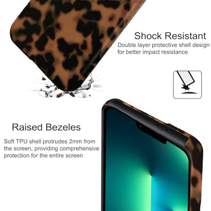 for iPhone 13 Pro Case Tortoise Shell Cute Design | [Military Grade Protection], 8FT Drop Resistant Shockproof Heavy Duty Phone Case Cover Women Men for iPhone 13 Pro 6.1” - size: iPhone 13 Pro