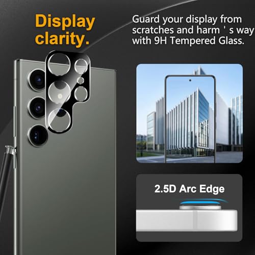 3 Pack Camera Lens Protector for Samsung Galaxy S23 Ultra - size: Galaxy S23 Ultra