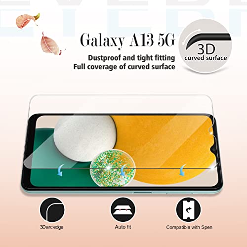 Galaxy A13/A13 5G/A03S/A02S Tempered Glass Screen Protector, [2 Pack] [Anti-scratch] [3D Glass] for Samsung Galaxy A13/A13 5G/A03S/A02S - size: Galaxy A13