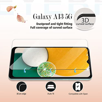 Galaxy A13/A13 5G/A03S/A02S Tempered Glass Screen Protector, [2 Pack] [Anti-scratch] [3D Glass] for Samsung Galaxy A13/A13 5G/A03S/A02S - size: Galaxy A13