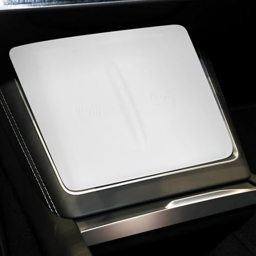Vaguelly Charging Pad for Silicone - Mat for Console Easy Installation Car Interior Accessory White