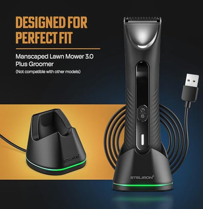 Charging Stand for Manscaped The Lawn Mower 3.0 Plus (USB Cable) Replacement Charger Dock with LED Indicator - size: Lawn Mower 3.0 Plus