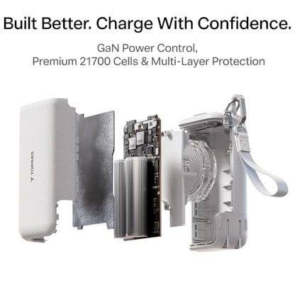 TORRAS PowerGo 3-in-1 Fast 10000mAh Portable Charger for iPhone 18 Pro Max