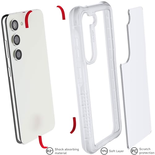 Clear Shockproof Case for Galaxy S23 Series - COVERT by Ghostek - color: Clear, size: Galaxy S23