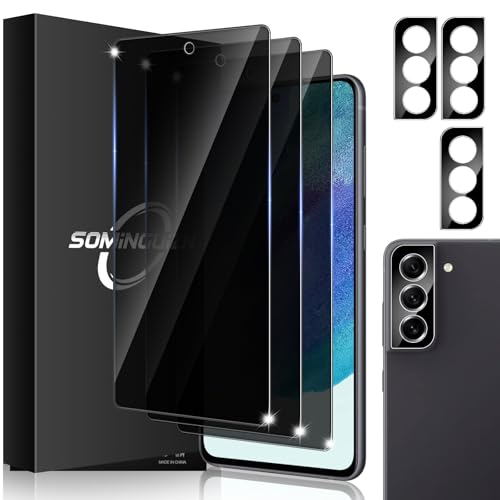3+3 for Samsung Galaxy S21 FE 5G Privacy Screen Protector Camera Protector - size: Galaxy S21 FE Privacy