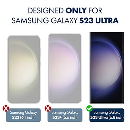 ArmorSuit 2 Pack MilitaryShield Screen Protector Designed for Samsung Galaxy S23 Ultra 5G (6.8 Inch, 2023 Release) Case Friendly HD Clear Film - Made in USA - size: S23 Ultra