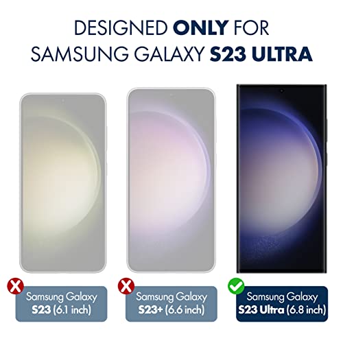 ArmorSuit 2 Pack MilitaryShield Anti-Glare Screen Protector Designed for Samsung Galaxy S23 Ultra 5G (6.8 Inch, 2023 Release) Case Friendly Matte Film - Made in USA - size: S23 Ultra Matte