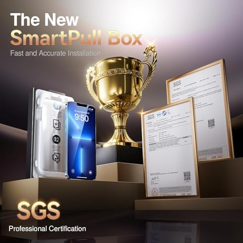 SMARTDEVIL 3 Pack Tempered Glass for iPhone 13 Pro Max Screen Protector