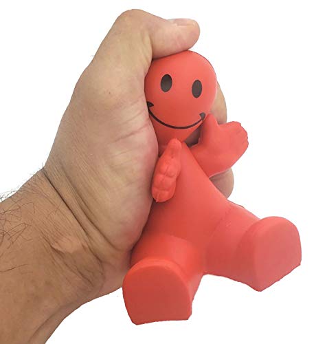 Cute Smile Face Phone Holder 3 Pack - Squeezable Stress Relief Desk Toy - style: 3 Pack