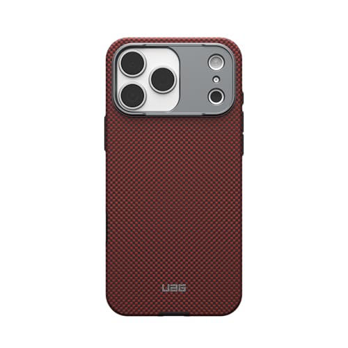 URBAN ARMOR GEAR UAG Designed for iPhone 17 Pro Max Case Fibr Armr - Compatible with MagSafe Military Grade Protective Cover, Solar Flare/Charcoal - color: Fibr Armr - Solar Flare/Charcoal