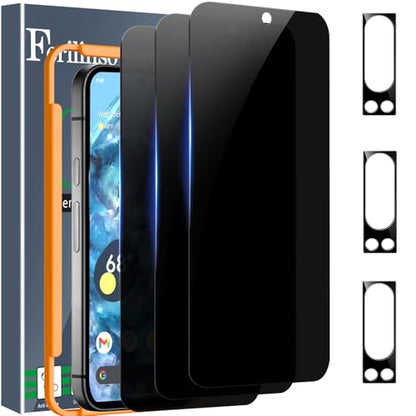 Ferilinso Privacy Screen Protector for Google Pixel 8 Pro, Tempered Glass - size: Google Pixel 8 Pro 6.7 INCH