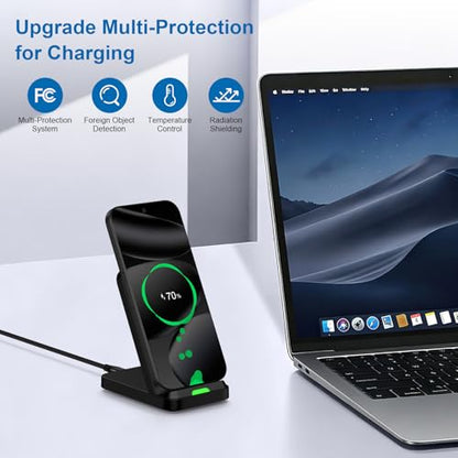 Wireless Charger Fast Charging Stand for Samsung Phone Charger Android Desk