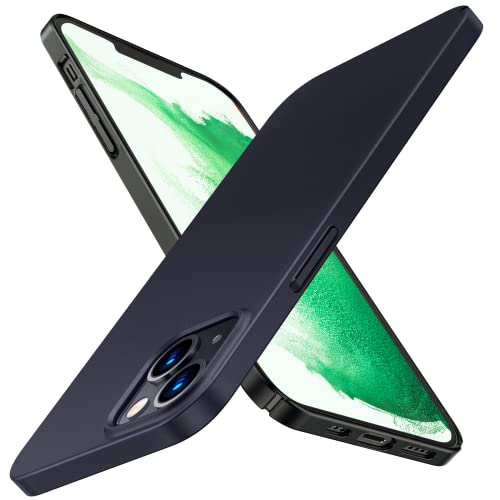 TORRAS Slim Fit for iPhone 13 Case, Ultra Thin Lightweight Grip Fingerprint-Proof Hard PC Cover for iPhone 13 Phone Case 6.1 inch(2021), Black - color: Black, size: for iPhone 13 6.1 inch