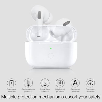 Wireless Charging Case Compatible with AirPod Pro 1st & 2nd Generation, Air Pod Pro 1 2 Case Replacement with Bluetooth Pairing Sync Button,USB-C Charging
