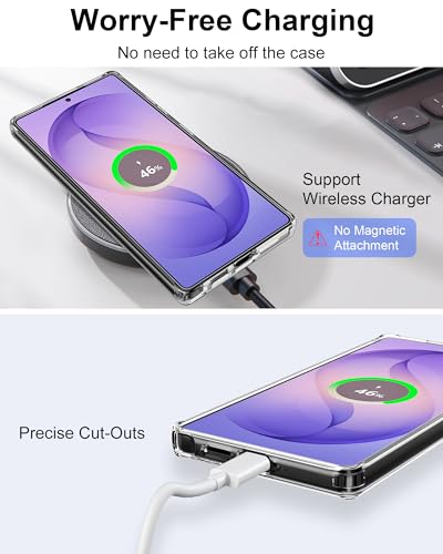 HOOMIL Case for Samsung Galaxy S26 Ultra 6.9-Inch, Non-Yellowing, Drop Protection, Anti-Scratch, Transparent Hard Back Phone Cover - Crystal Clear - color: Clear, size: Samsung Galaxy S26 Ultra