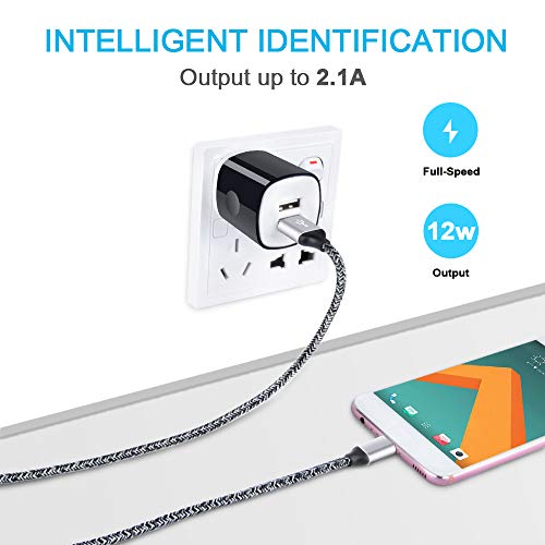 Fast Charger Block Cube for LG Stylo 6/5/4 G9 G8 V60 V50 V40 V35 V30 ThinQ - color: Black White