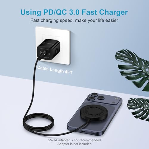 Magnetic Charger Google Pixel 11 Pro Wireless Charger 15W Fast Charging Pad - color: black
