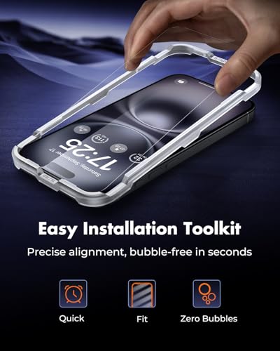 UNBREAKcable iPhone 16 Screen Protector & Camera Lens Protector - size: iPhone 16