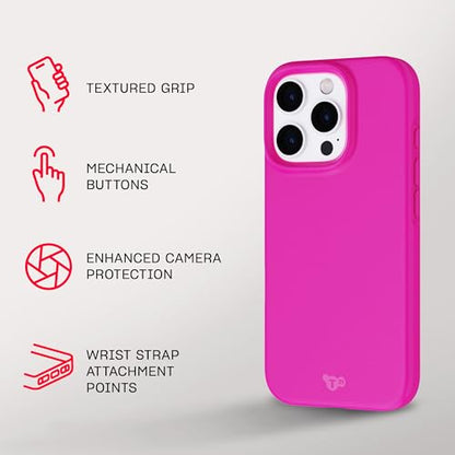 Tech21 EvoLite for iPhone 16 Pro Ultra Thin - Impact Protection Case - in Pink - color: Pink, size: iPhone 16 Pro