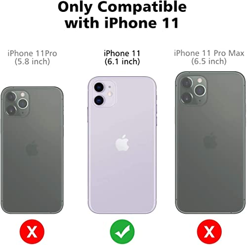 SPORTLINK Waterproof Case for iPhone 11, Full Body Heavy Duty Protection Full Sealed Cover Shockproof Dustproof Built-in Clear Screen Protector Rugged Case for iPhone 11 6.1 Inch Black | Anti-shock Rugged Military, IP68 Waterproof Anti-Dust Dual Protectio