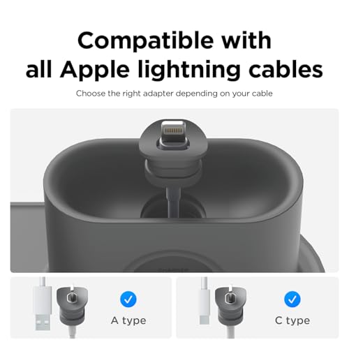elago 3 in 1 Charging Station for iPhone, AirPods, AirPods Pro, Apple Watch - color: Black