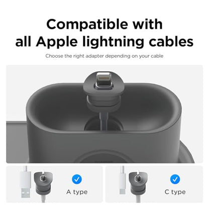 elago 3 in 1 Charging Station for iPhone, AirPods, AirPods Pro, Apple Watch - color: Black