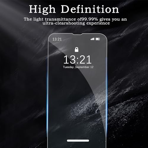 Screen Protector for iPhone 14, Tempered Glass Film, Ultra HD 9H Hardness Case Friendly Anti Scratch Bubble Free Ultra Resistant Oil-Resistant Shatter Protection, 3-Pack