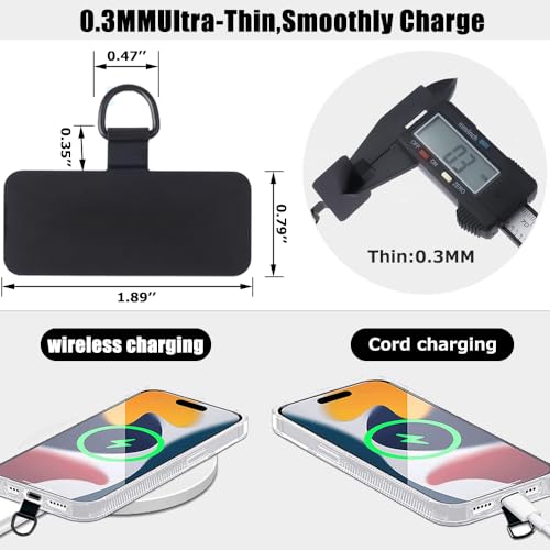 Phone Tether Tab 2pcs,0.2mm Ultra-thin Phone Metal Patch,Universal Phone Lanyard Patch for most phone (D) - color: D