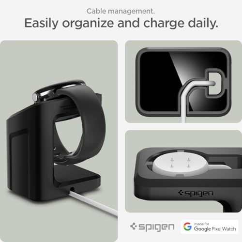Spigen for Pixel Watch 3/2 45mm 41mm Charger Stand,