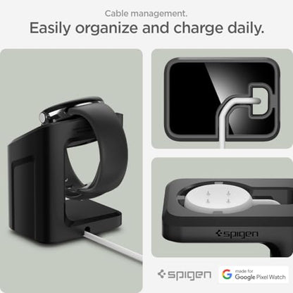 Spigen for Pixel Watch 3/2 45mm 41mm Charger Stand,