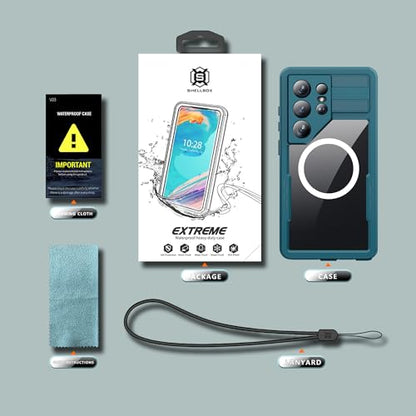 Waterproof Phone Case for Samsung Galaxy S26 Ultra Protective Teal - color: Teal, size: Samsung Galaxy S26 Ultra