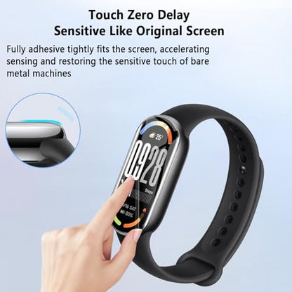 Aiziki（6 Pack Compatible for Xiaomi Smart Band 10 Screen Protector, Flexible TPU Film [Not Glass], Full Coverag, HD Clear Easy Install, Bubble Free for Xiaomi Smart Band 10 Screen Protector - size: RM6-Xiaomi Smart Band 10-Z